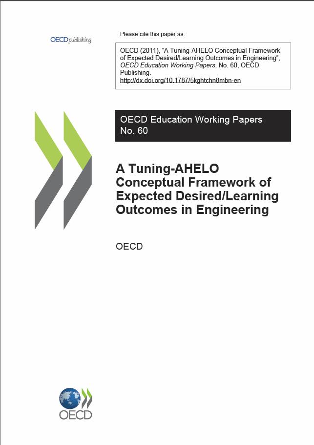 ﻿The subject area Engineering incorporated the Tuning methodology during the Tuning-AHELO project from the OECD.